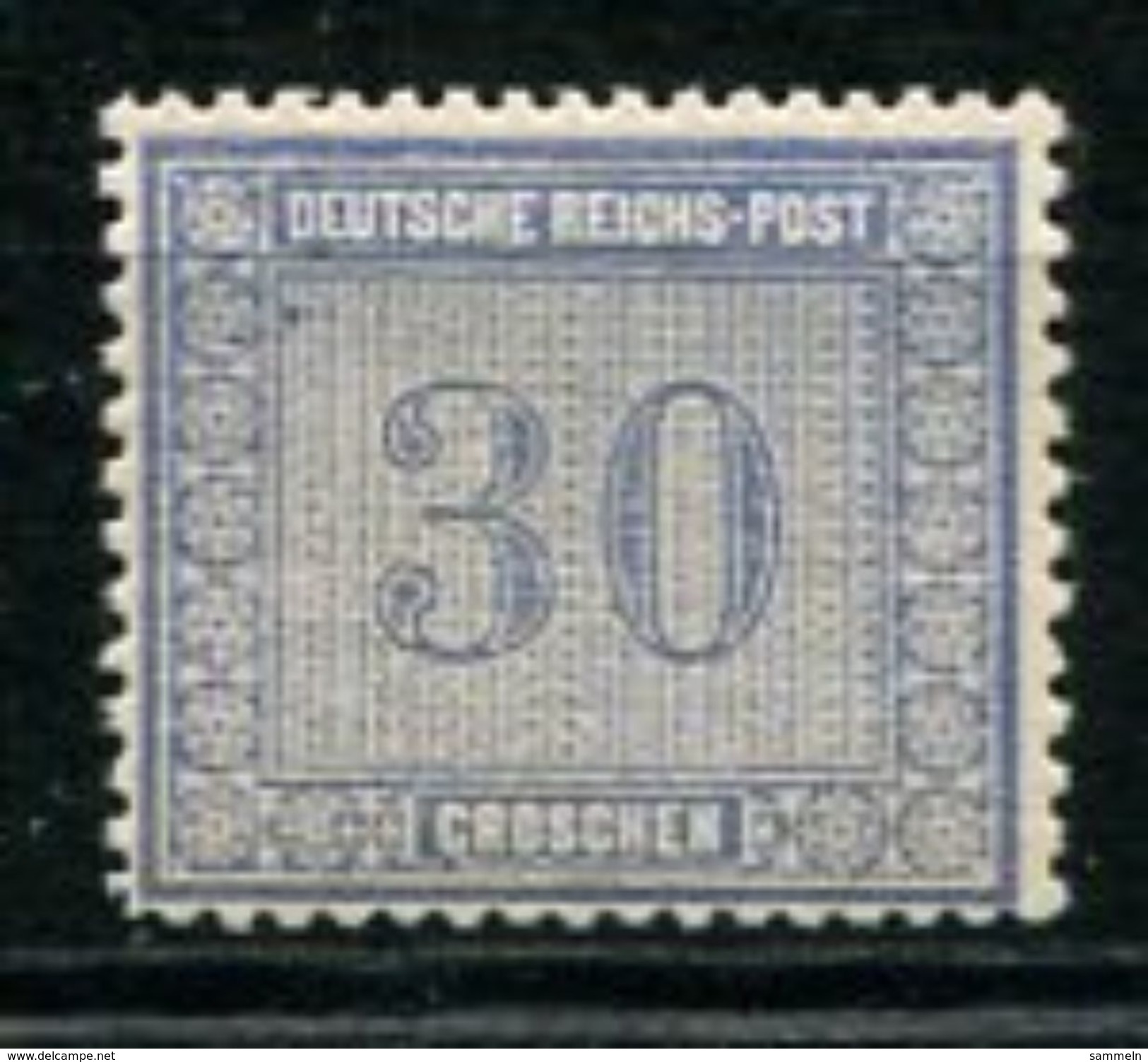 6072 - DEUTSCHES REICH - Mi.Nr. 13 Postfrisch, Gepr. Grobe / Mnh, Certified - Unused Stamps