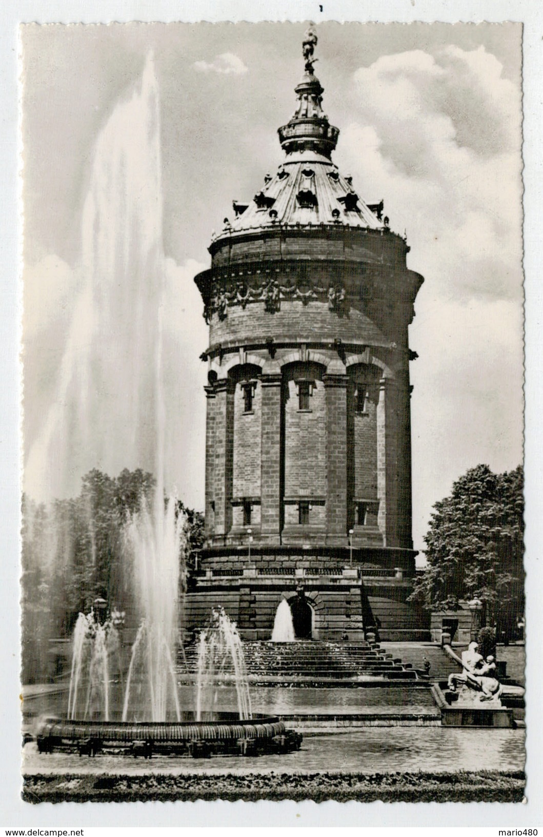 C.P.PICCOLA    MANNHEIM   WASSERTURM         2  SCAN     (NUOVA) - Mannheim