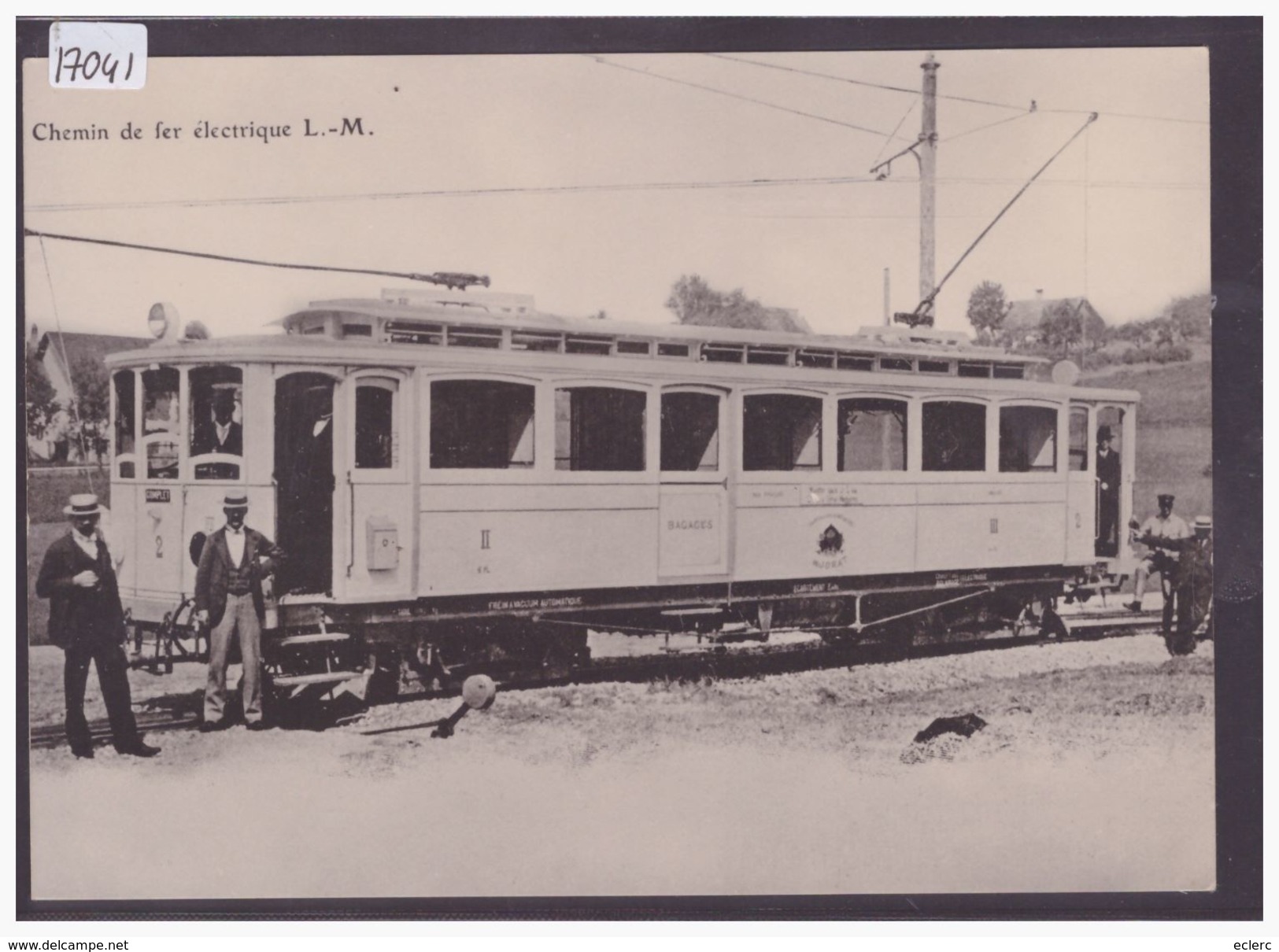 FORMAT 10x15cm - REPRO ANNEES 70-80 - A EPALINGES CROISETTES - CARTE BVA - TL - TRAMWAY LAUSANNOIS - TRAIN - BAHN - TB - Épalinges