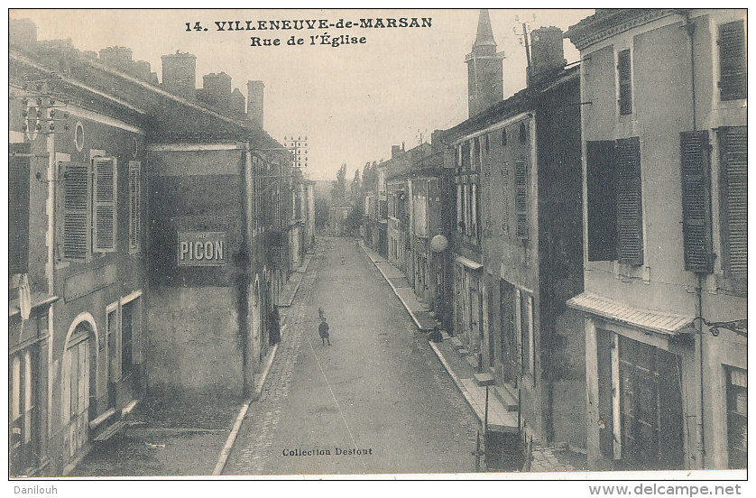 40 // VILLENEUVE DE MARSAN    Rue De L'église - Villeneuve De Marsan