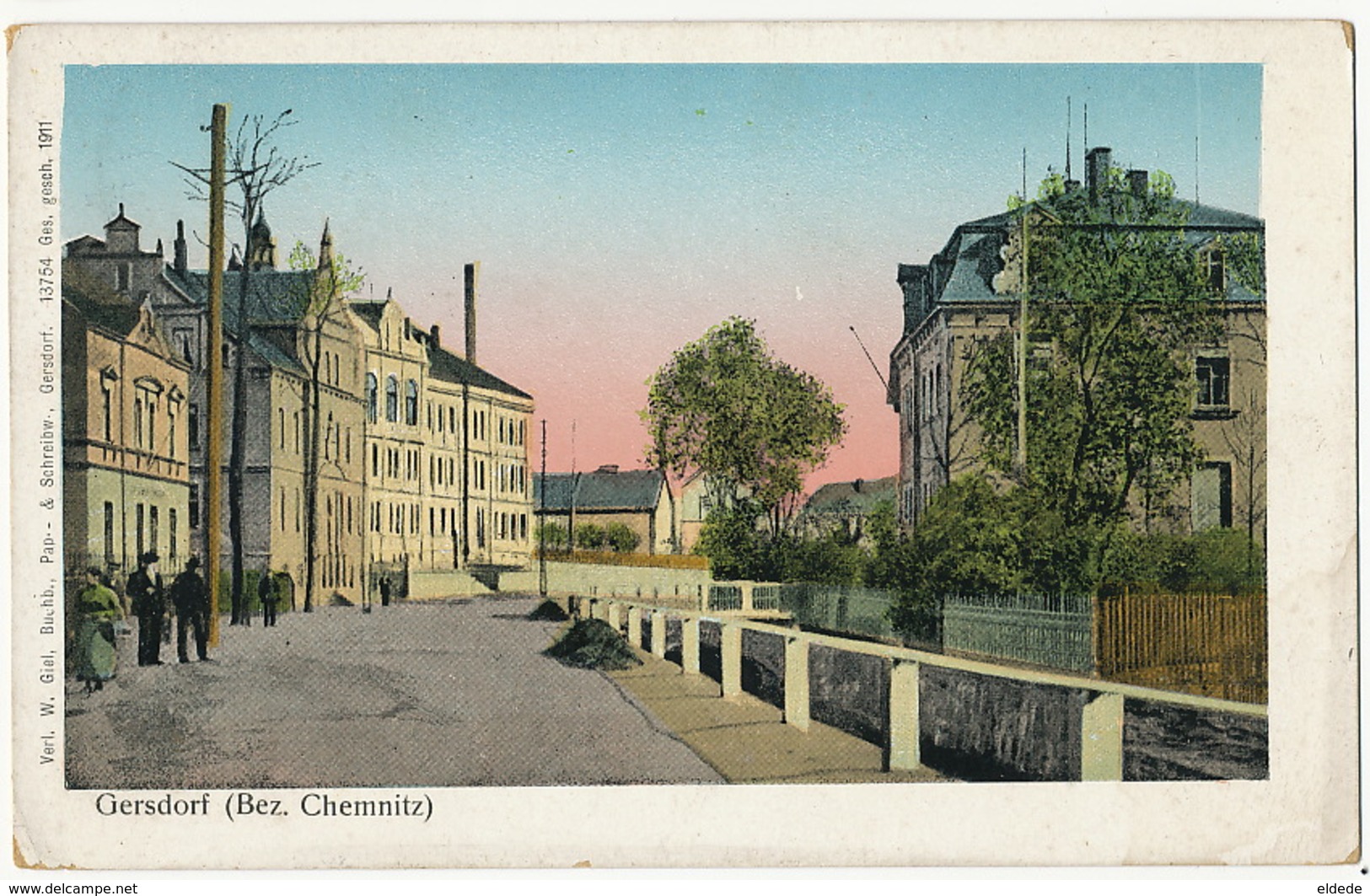 Gersdorf ( Bez. Chemnitz ) Sent To Prisoner Camp In Riom Puy De Dome  France Camp Prisonniers Edit W. Giel - Gersdorf