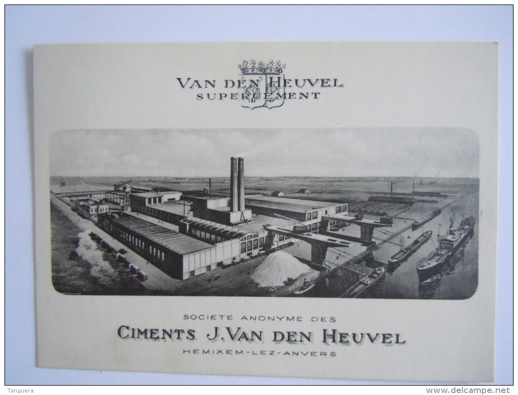 Hemixem-Les-Anvers Van Den Heuvel Supercement Ciments Fabrique Fabriek - Hemiksem