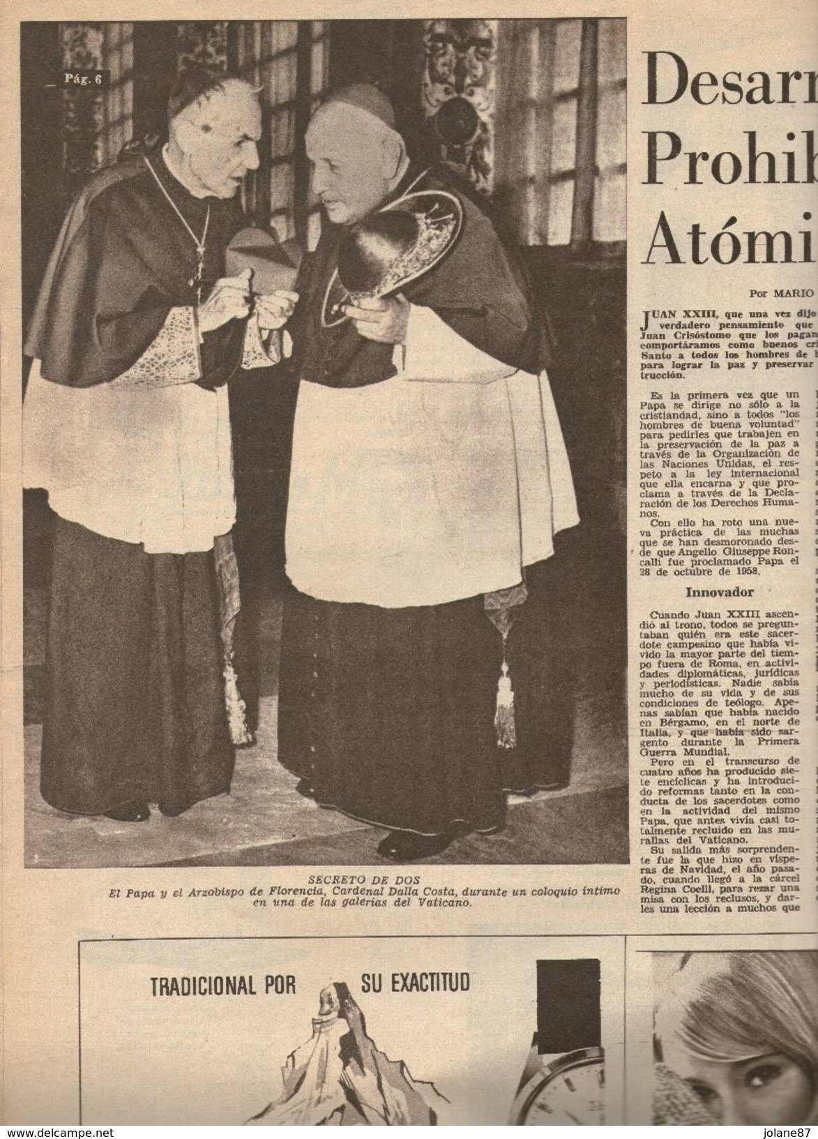 REVUE    ERCILLA   CHILE     SANTIAGO DU CHILI    ABRIL 1963    N° 1456   JUAN XXIII   JANGO GOULART     MAO