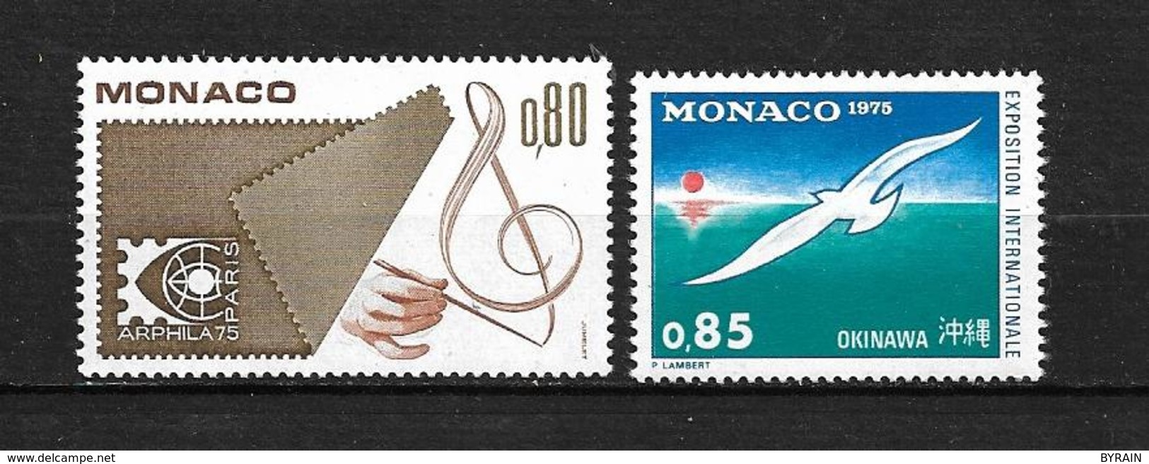 MONACO  1975    N° 1012 / 1013    NEUFS - Ongebruikt