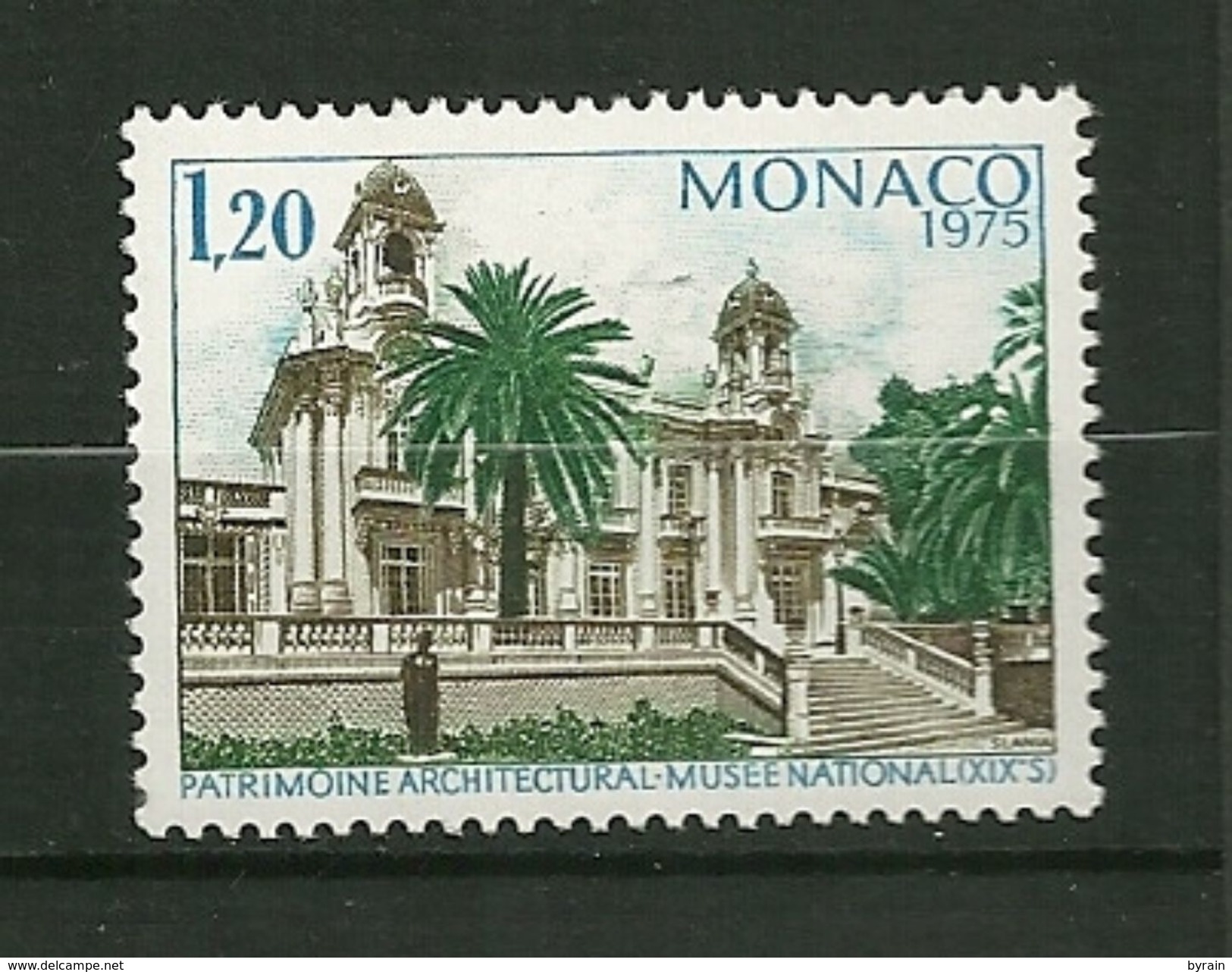 MONACO  1975    N° 1016    "  Année Européenne Du Patrimoine Architectural ( Villa Sauber ) "    NEUF - Neufs