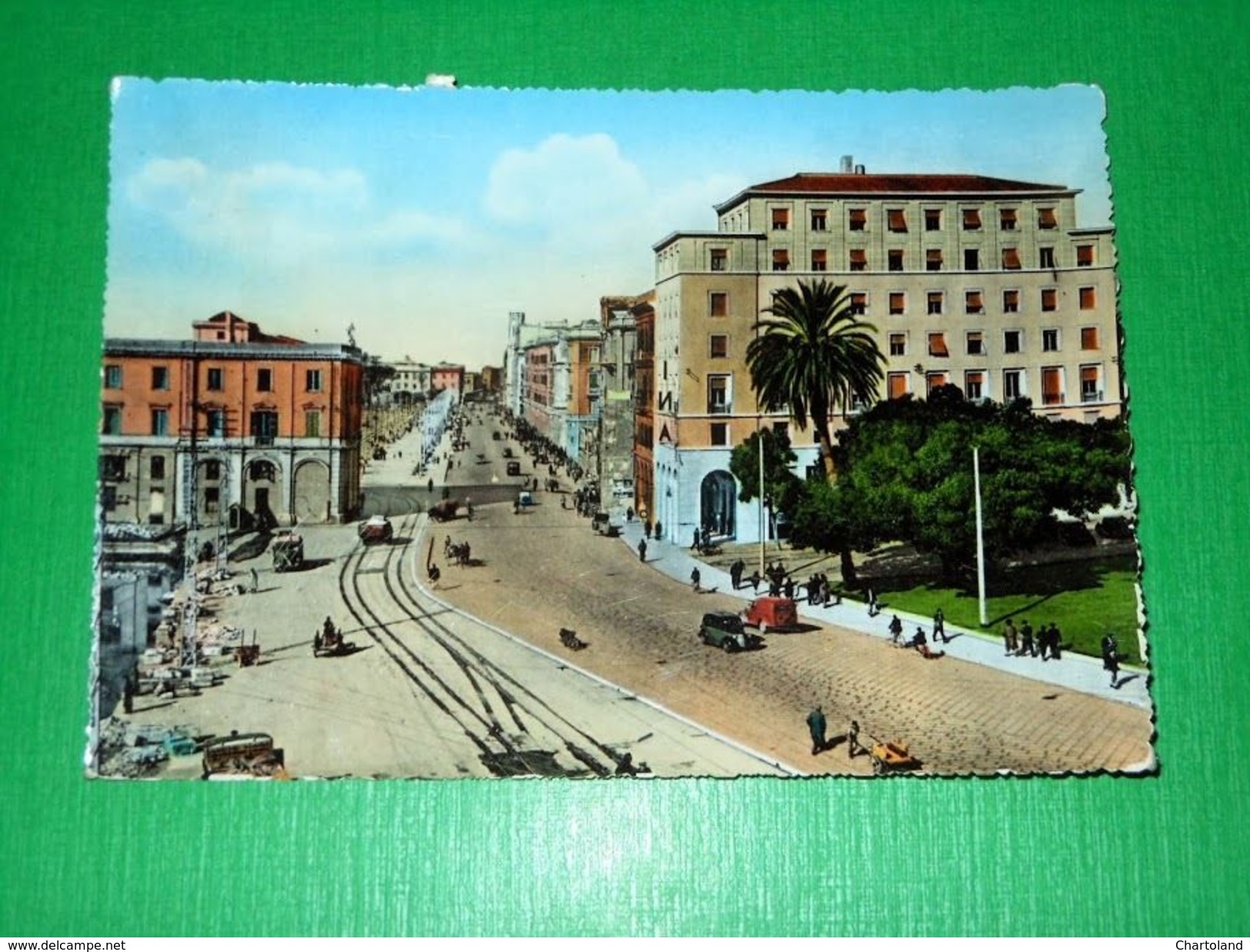 Cartolina Cagliari - Via Roma 1960 Ca - Cagliari