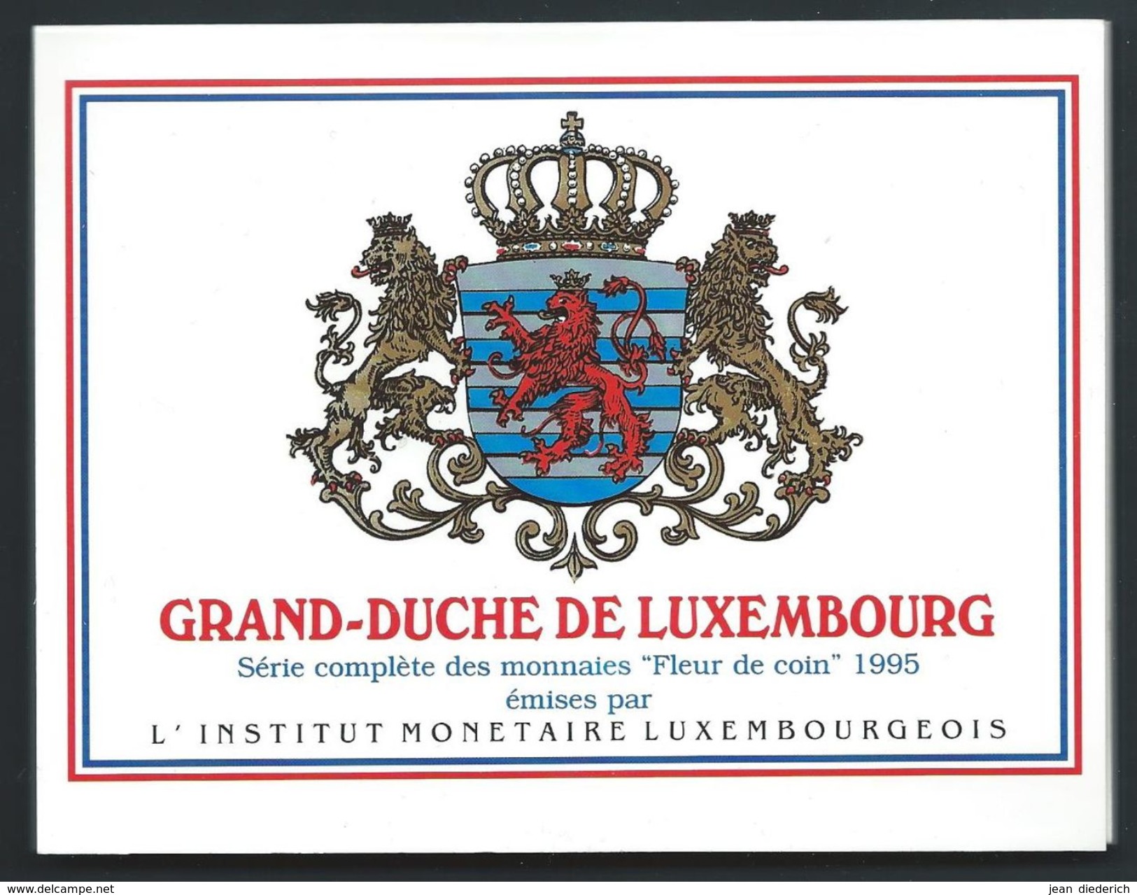 . Luxembourg (Luxemburg) - Monnaies FDC (I.M.L.) De 1995 - Présenté Sous Pochette Illustrée - Luxembourg