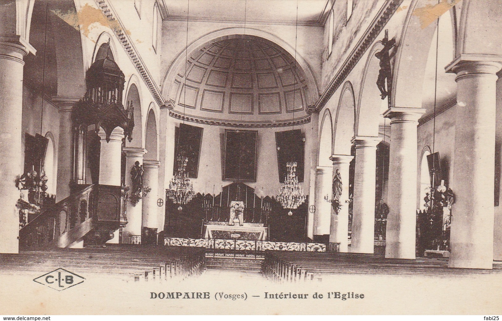 DOMPAIRE INTERIEUR DE L EGLISE - Dompaire