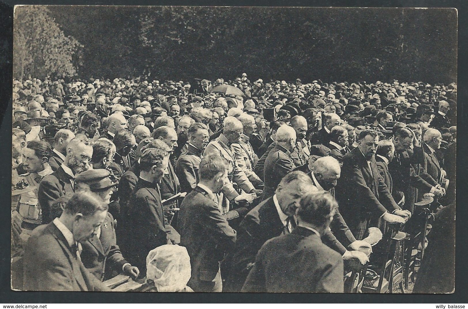 +++ CPA - Manifestation Patriotique 1920 En L'honneur Des Martyrs De ROSSIGNOL - Office En Plein Air... - 3/6  // - Tintigny