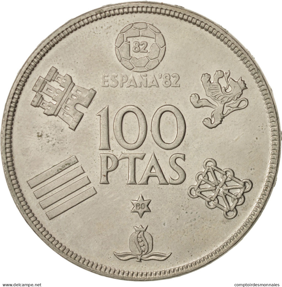 Monnaie, Espagne, Juan Carlos I, 100 Pesetas, 1980, FDC, Copper-nickel, KM:820 - 100 Pesetas