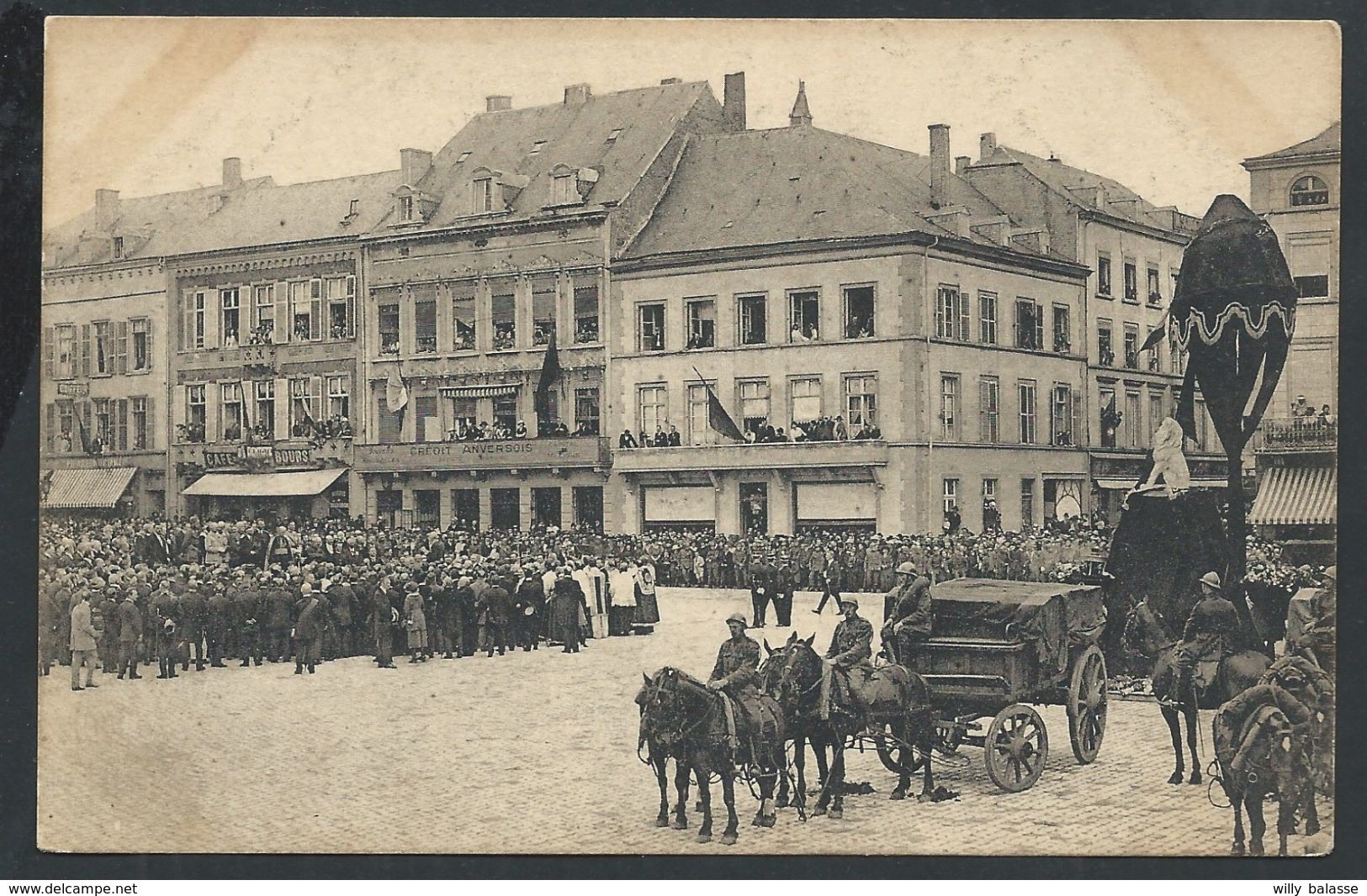 +++ CPA - Manifestation Patriotique 1920 En L'honneur Des Martyrs De ROSSIGNOL - Place Leopold ...- 4/6  // - Tintigny