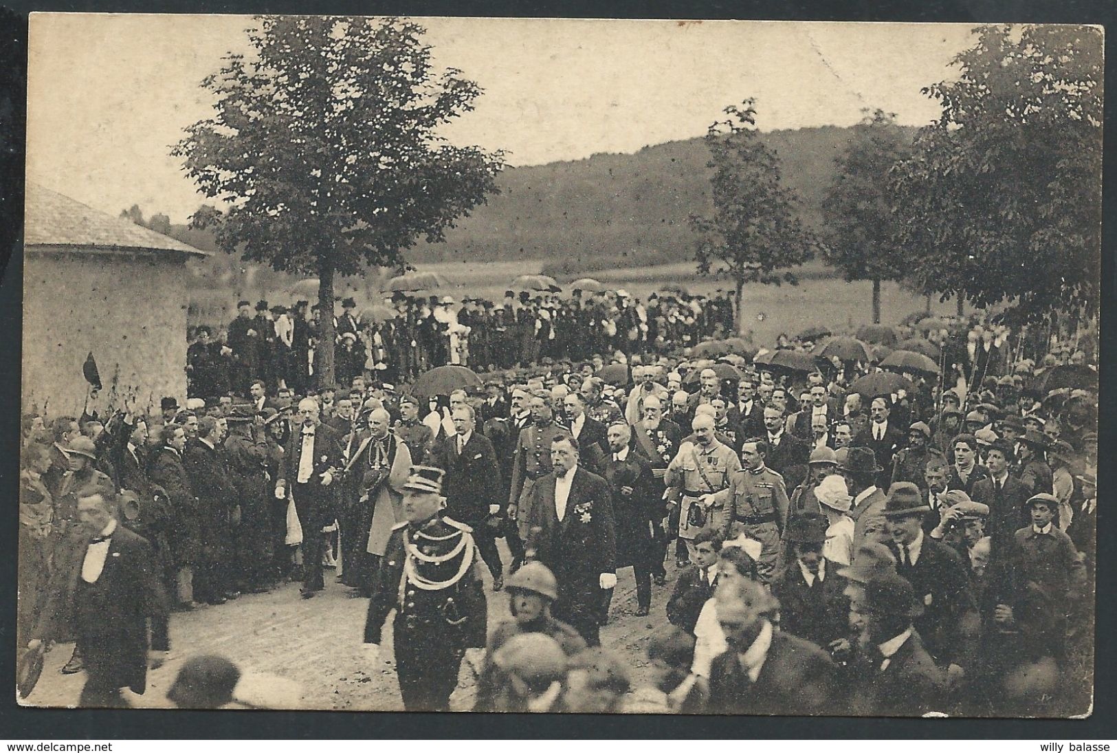 +++ CPA - Manifestation Patriotique 1920 En L'honneur Des Martyrs De ROSSIGNOL - Roi ... Route Stockem - 6/6  // - Tintigny