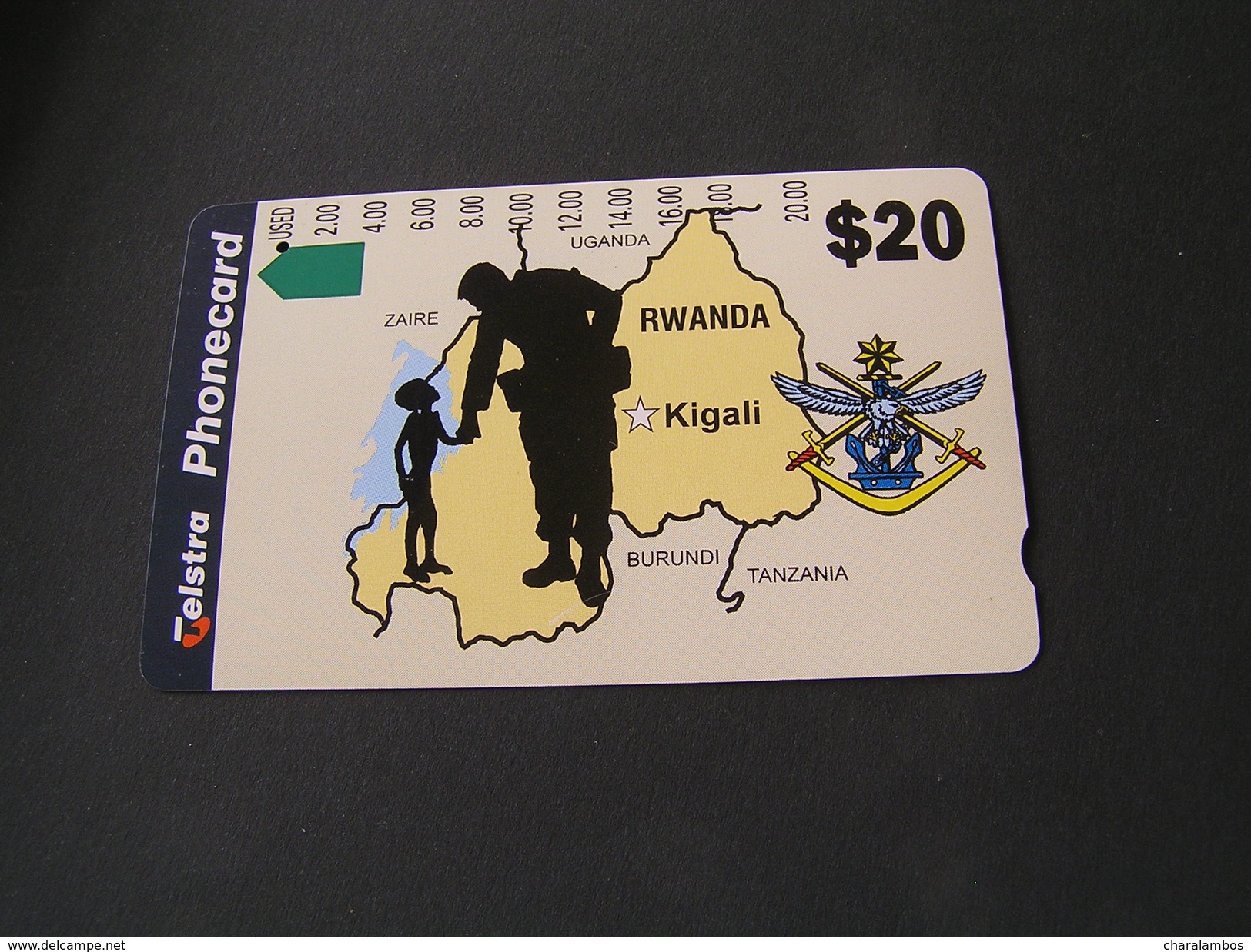 RWANDA REF MV CARDS RWA-03 20$ - Ruanda