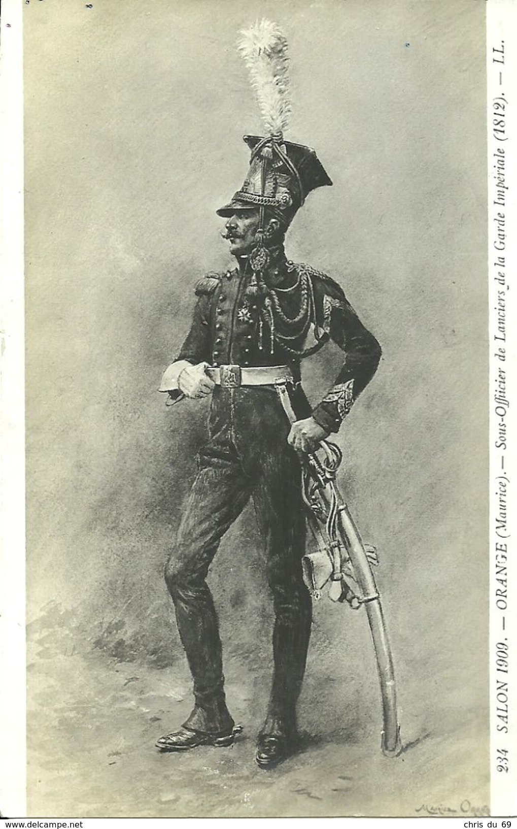 SALON DE 1909 - Orange ( Maurice) - Sous-Officier De Lanciers De La Garde Impériale (1812) - Autres & Non Classés