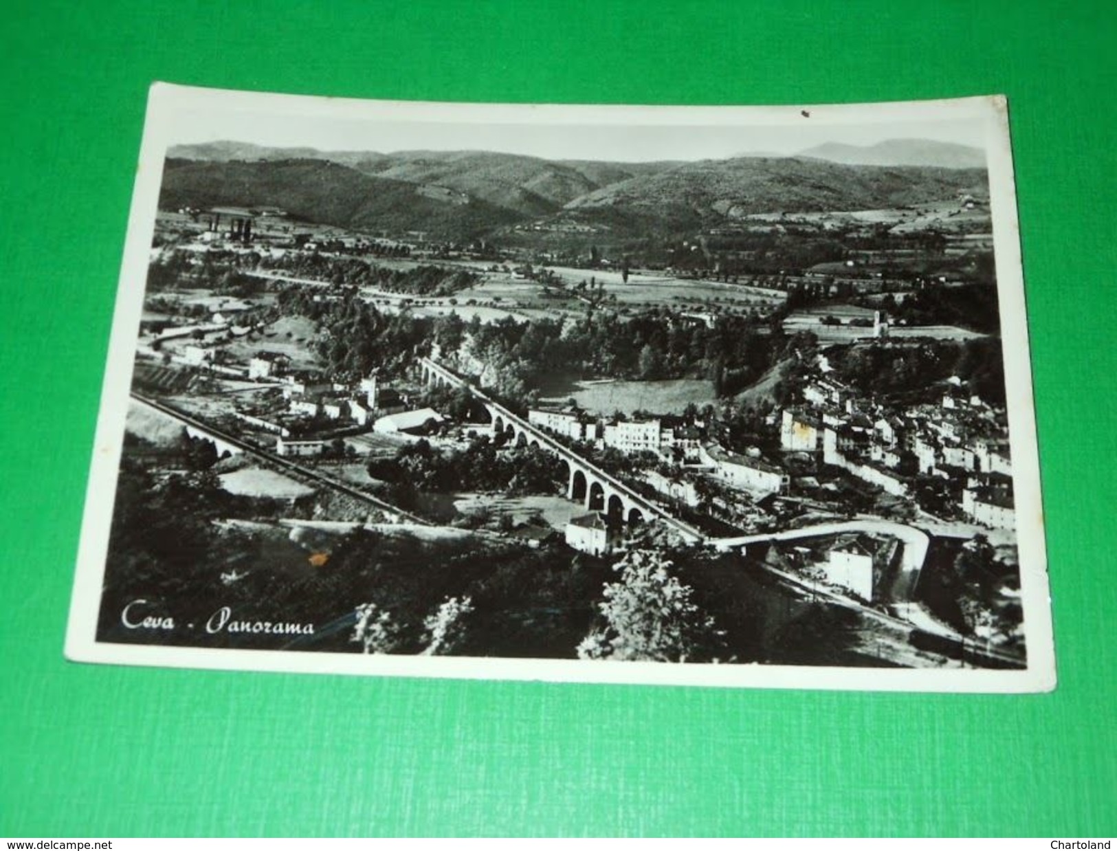 Cartolina Ceva ( Cuneo ) - Panorama 1955 - Cuneo