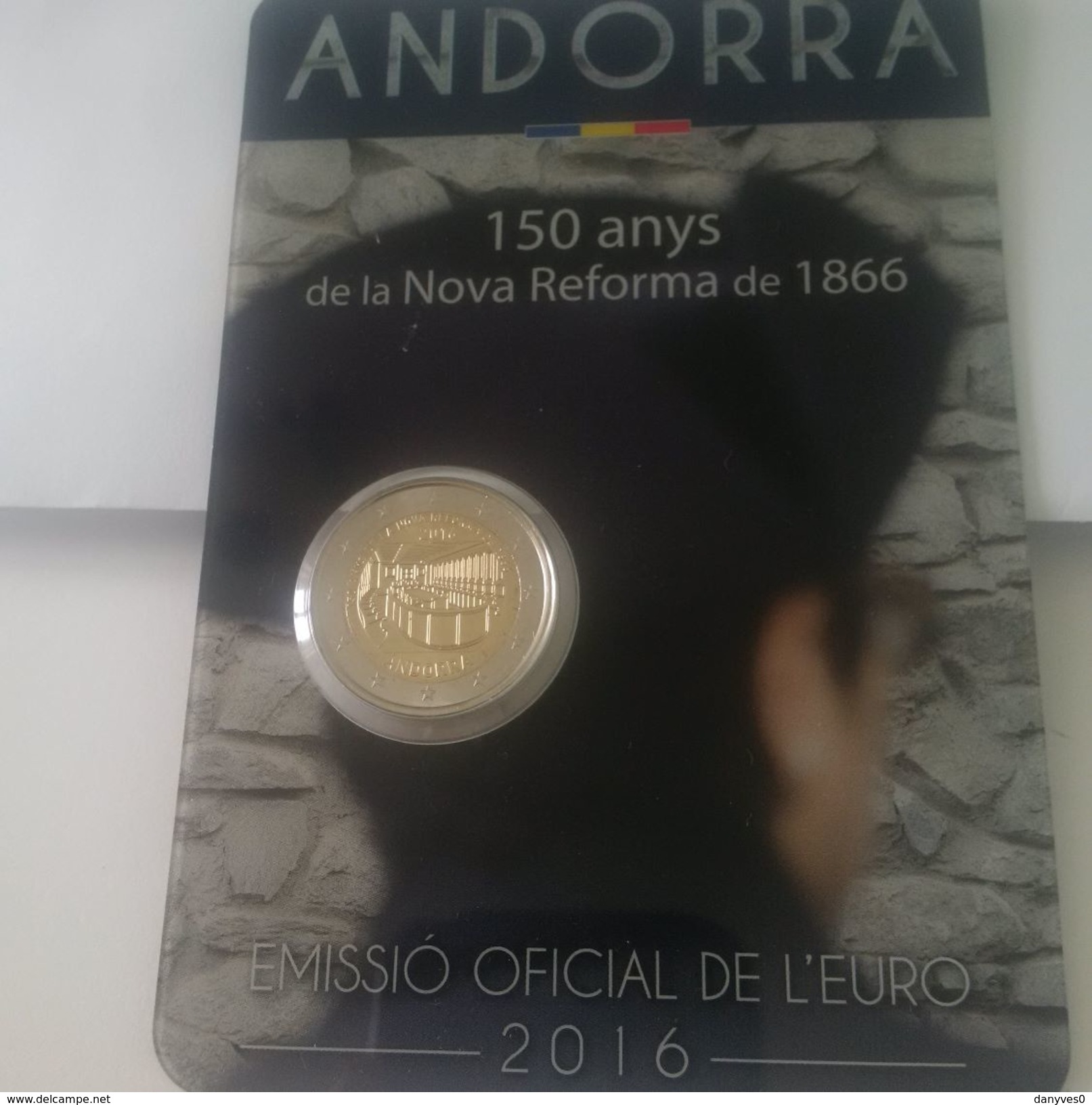 Pièce Commémorative 2 Eur Andorre 2016 "  150 Ans De La Nouvelle Réforme De 1866 " - Andorra