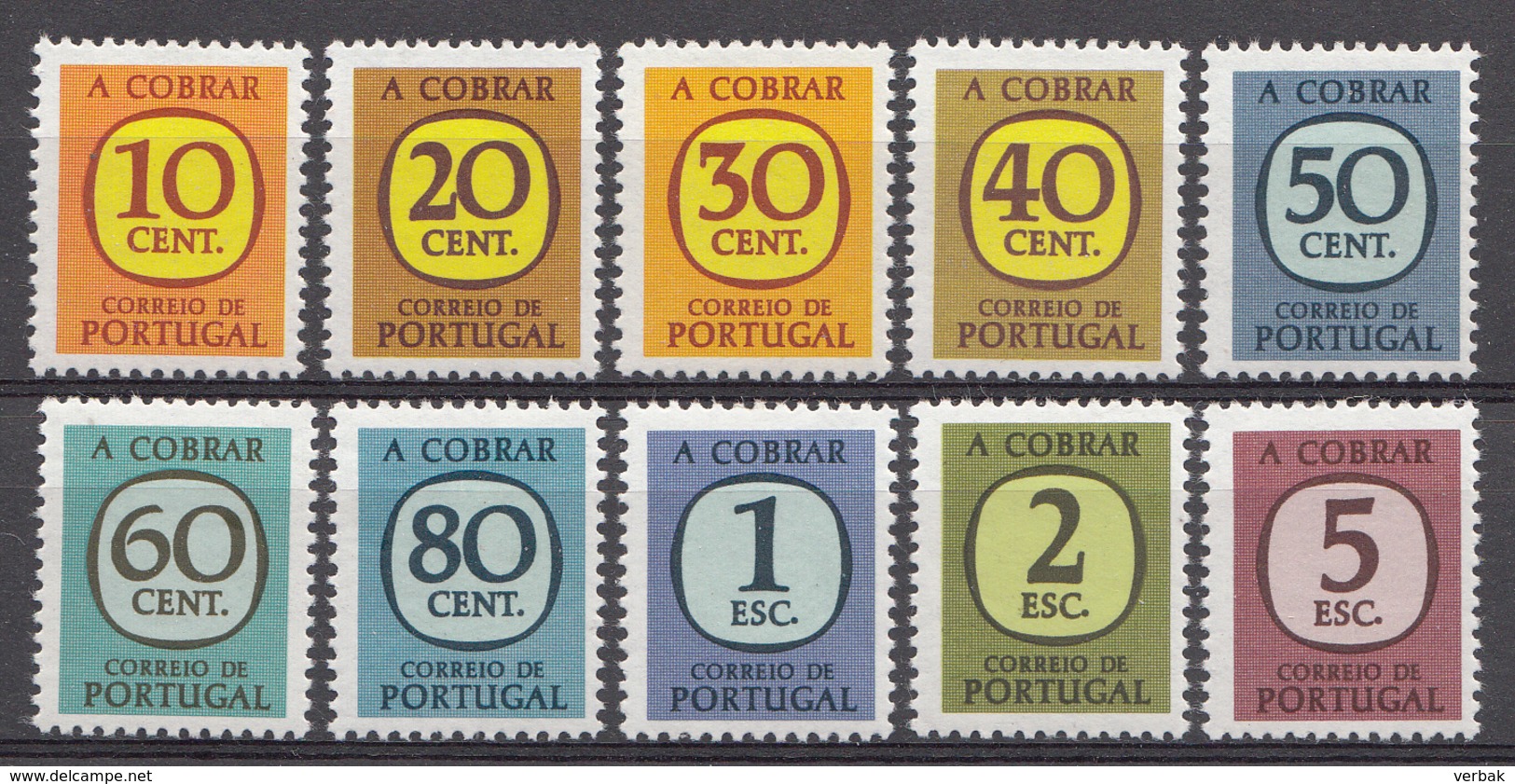 Portugal Tax 1967 Mi. Nr.:70-79 Portomarken  Neuf Sans Charniere / Mnh / Postfris - Neufs