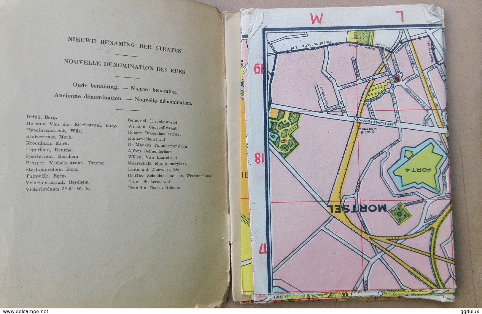 Anvers Plan De La Ville Et Du Port - Autres & Non Classés