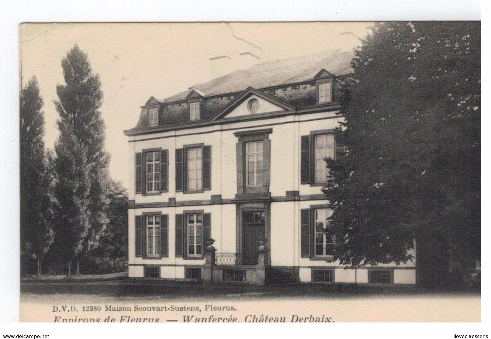 Wanfercée . Château Derbaix - Fleurus