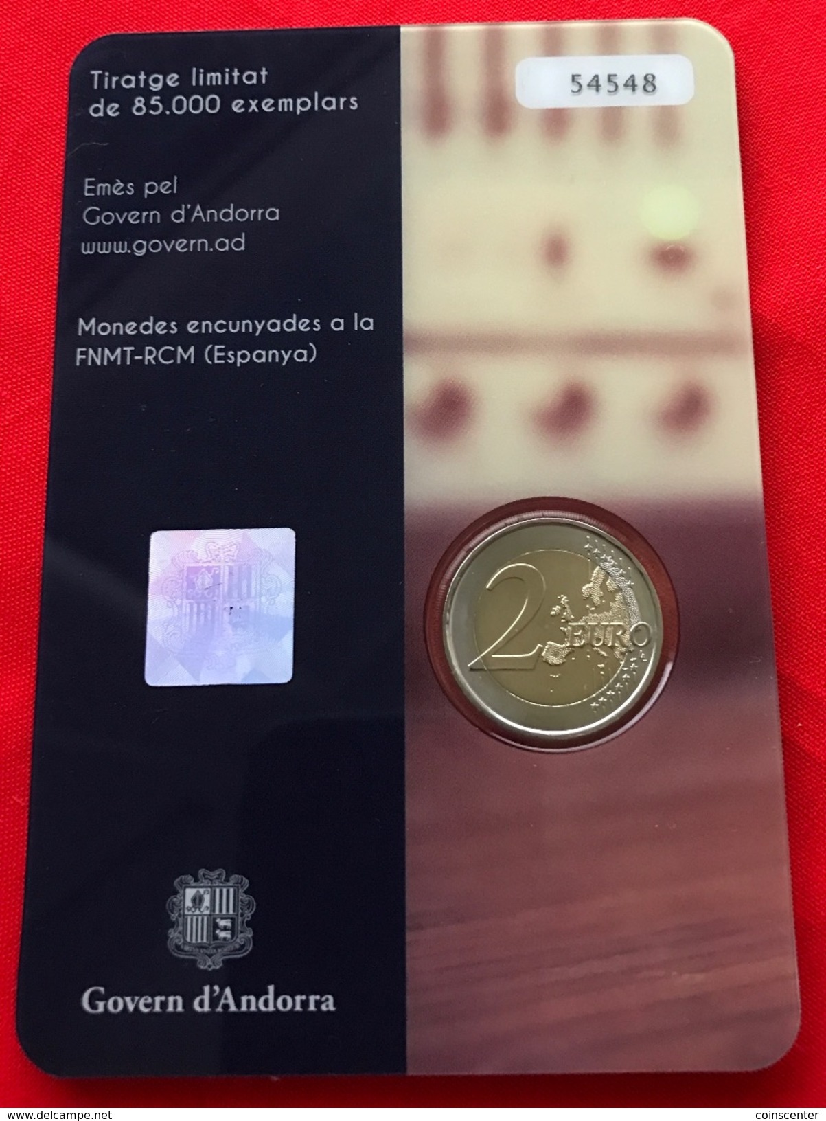 Andorra 2 Euro 2016 (2017) "Radio And Television" BiMetallic BU - Andorre