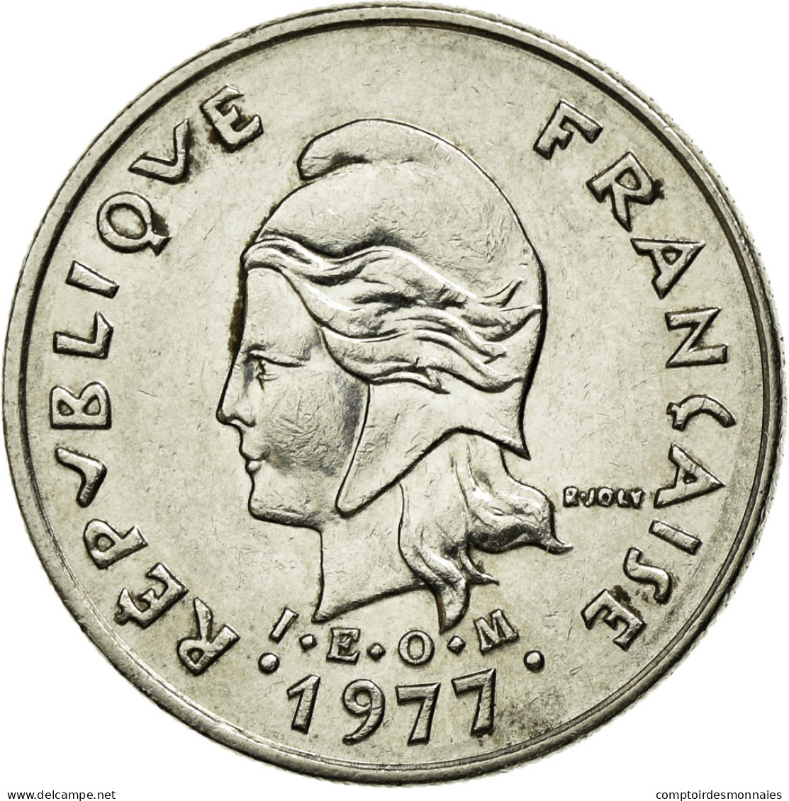 Monnaie, Nouvelle-Calédonie, 10 Francs, 1977, Paris, TTB+, Nickel, KM:11 - Neu-Kaledonien