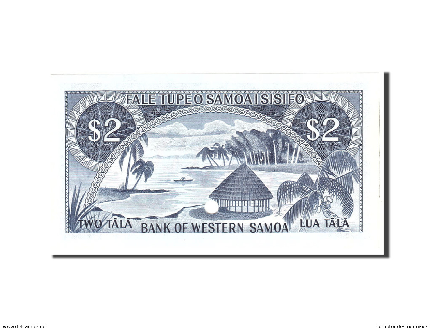 Billet, Samoa Occidentales, 2 Tala, 1967, Undated, KM:17s, NEUF - Samoa