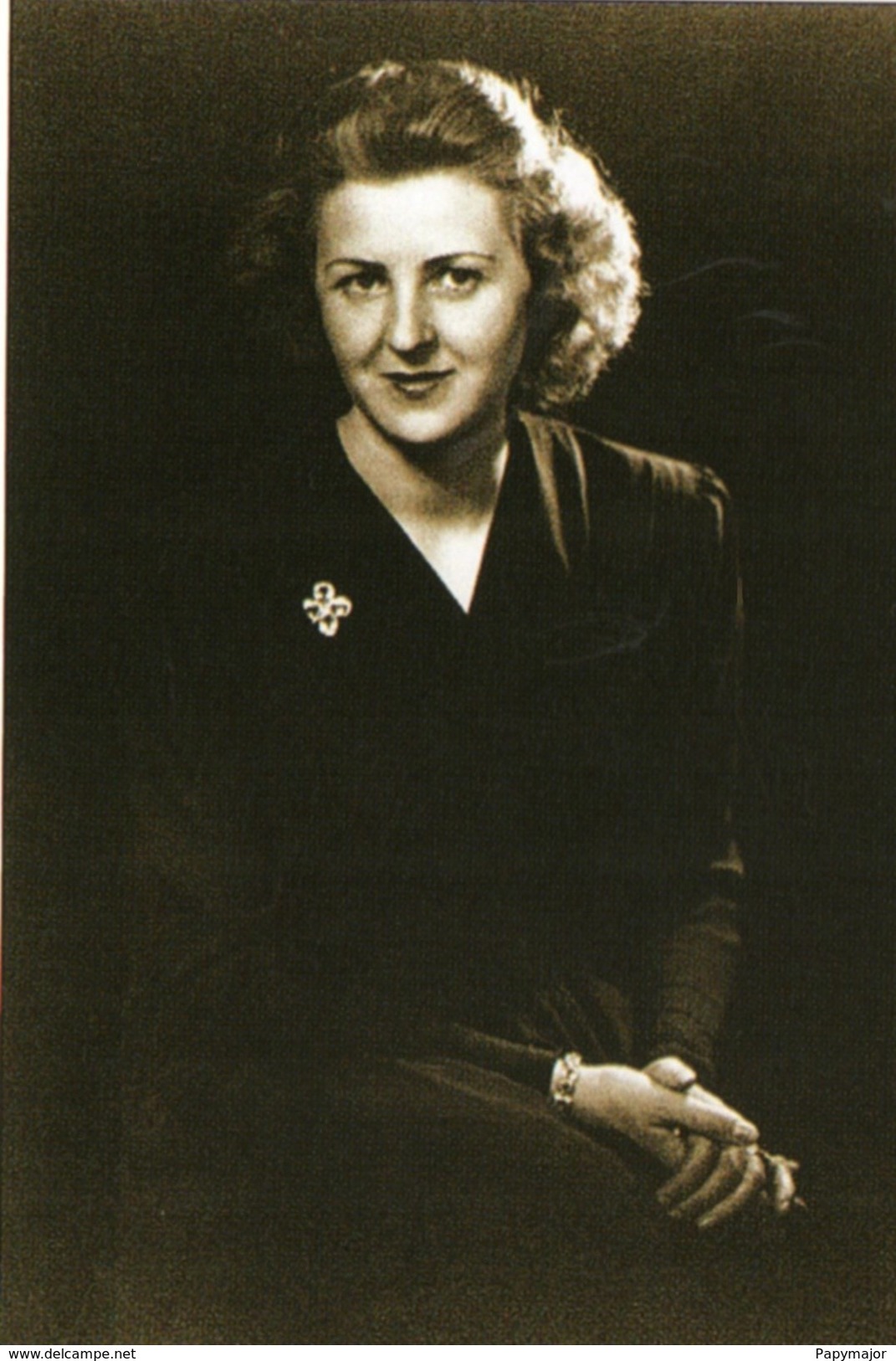 Militaria WW2 - Eva Braun, La Maîtresse D'Hitler Photographiée En 1944 - 1939-45