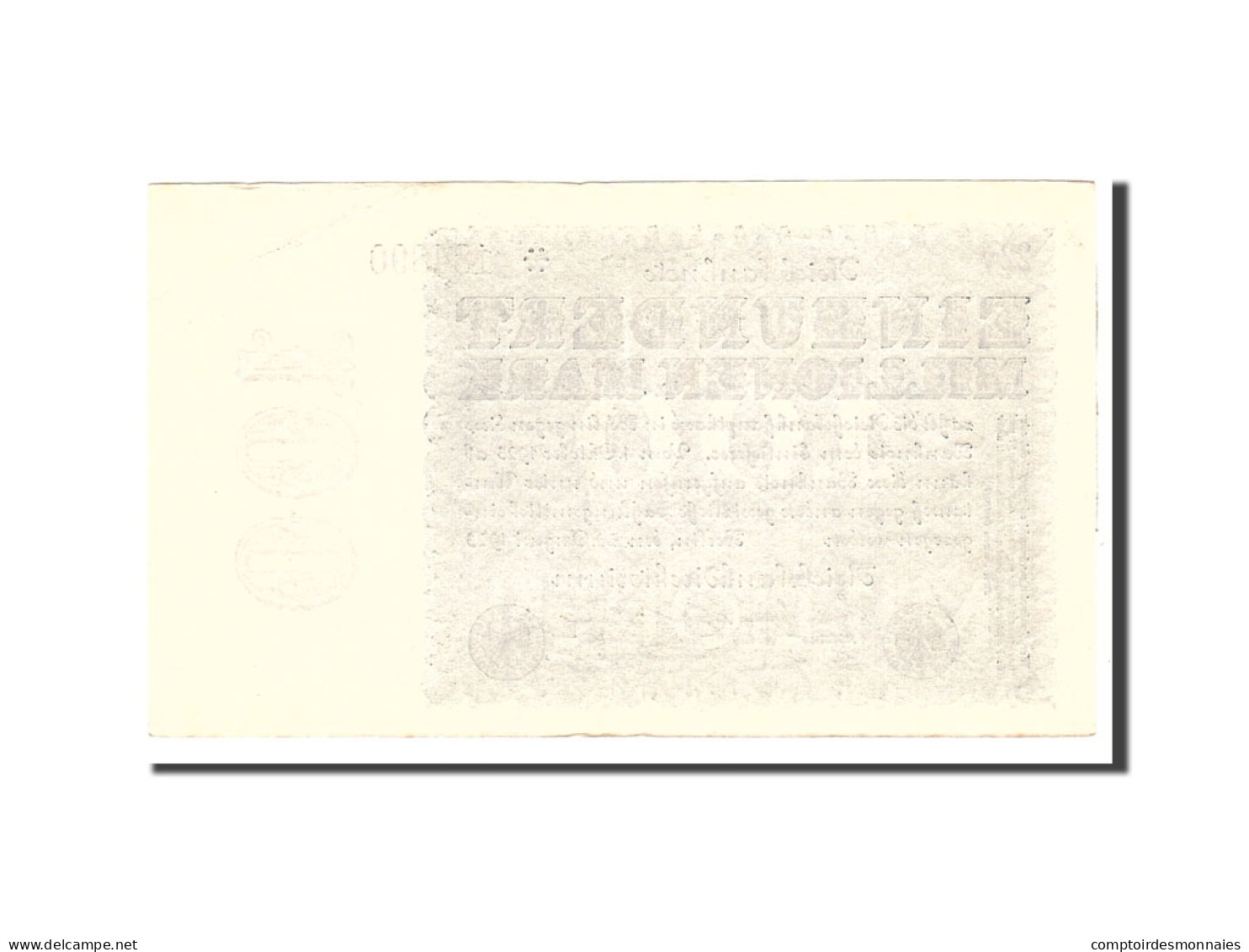 Billet, Allemagne, 100 Millionen Mark, 1923, 1923-08-22, KM:107b, TTB+ - 100 Miljoen Mark