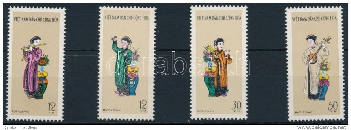 ** 1961 N&eacute;pviselet Sor Mi 185-188 A - Sonstige & Ohne Zuordnung