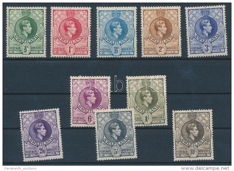 * 1938/1954 Forgalmi B&eacute;lyegek / Definitive Stamps Mi 27 A-30 A, 31 AA, 33 AA, 34 A, 	35 AC, 36 AC, 37 C - Sonstige & Ohne Zuordnung