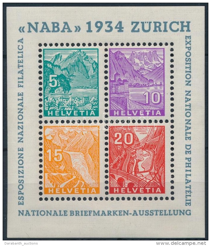 * 1934 NABA Mi Block 1 - Other & Unclassified