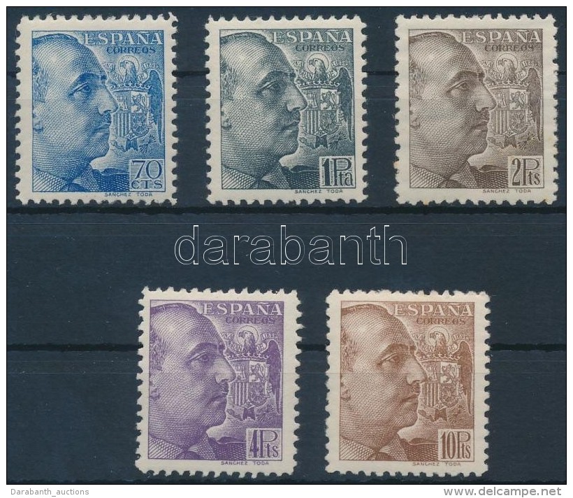 ** 1939 Franco Mi 835-839 - Altri & Non Classificati