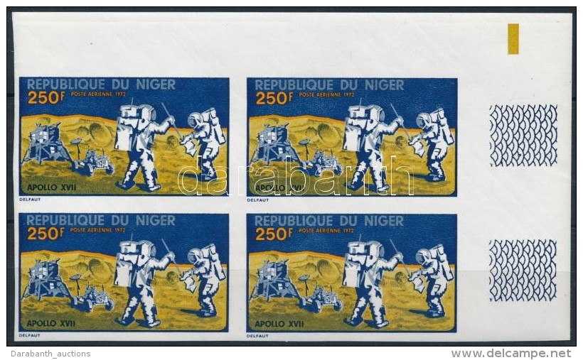 ** 1972 Apollo 17 V&aacute;gott &iacute;vsarki N&eacute;gyest&ouml;mb Mi 355 - Other & Unclassified