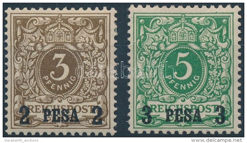 * Deutsch Ostafrika 1893 Mi 1-2 I - Other & Unclassified