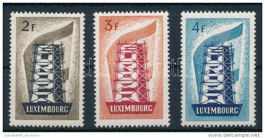 ** 1956 Europa CEPT Sor Mi 555-557 - Sonstige & Ohne Zuordnung