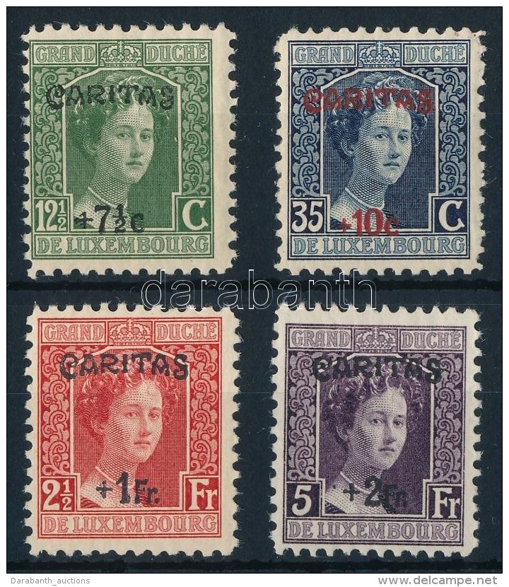 ** 1924 Caritas Sor Mi 148-151 - Sonstige & Ohne Zuordnung