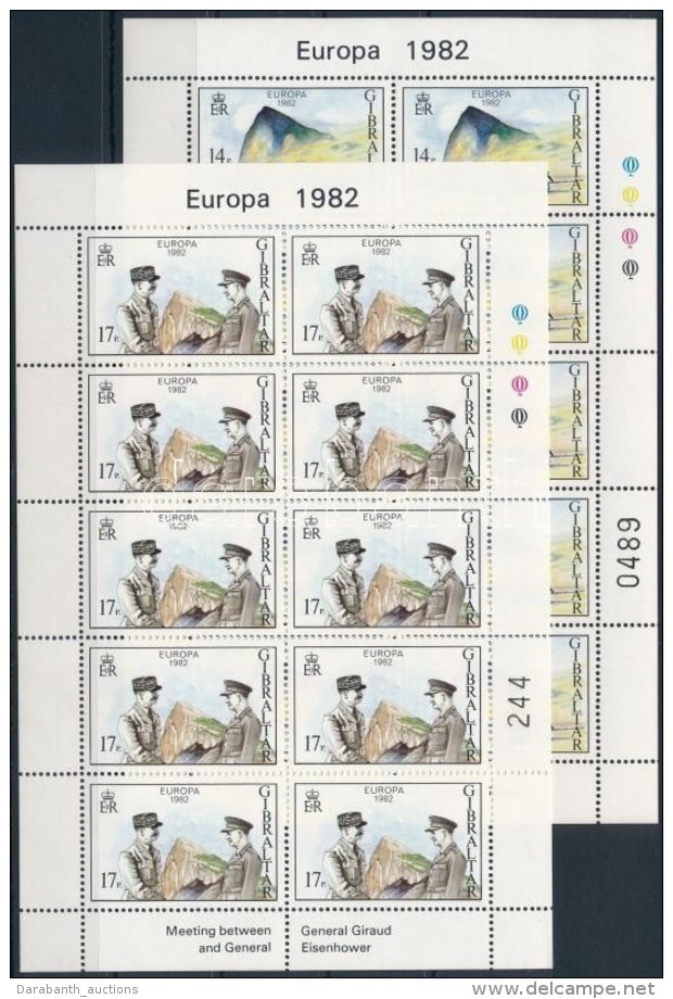 ** 1982 Europa CEPT Kis&iacute;vsor Mi 451-452 - Sonstige & Ohne Zuordnung