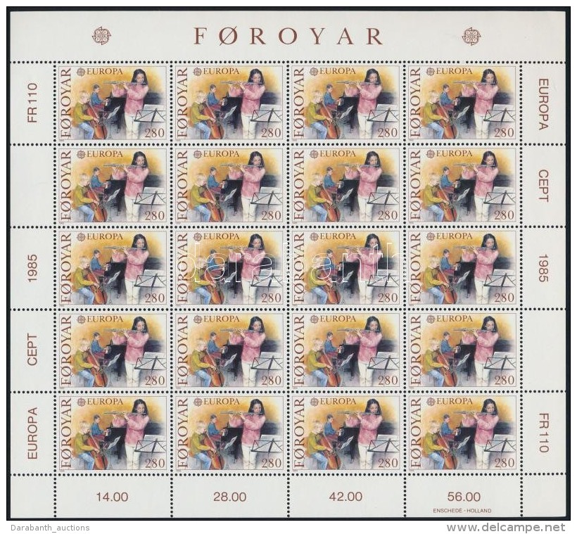 ** 1985 Europa CEPT Kis&iacute;vsor Mi 116-117 - Sonstige & Ohne Zuordnung