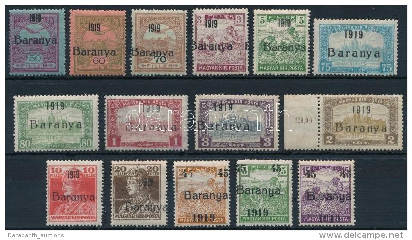 ** * Baranya I. 1919 15 Klf B&eacute;lyeg Gyorssajt&oacute;val Nyomva, Bodor Vizsg&aacute;l&oacute;jellel (**5.000) - Sonstige & Ohne Zuordnung