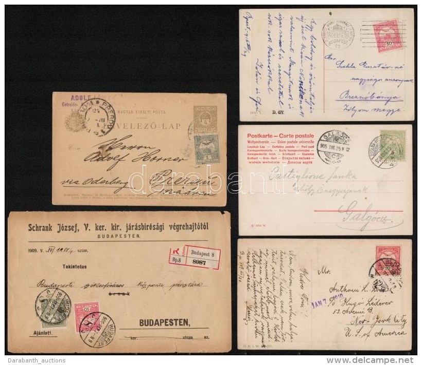 115 Db R&eacute;gi K&uuml;ldem&eacute;ny Az 1880-1920-as &eacute;vekbÅ‘l / 115 Old Covers / Postcards From The... - Sonstige & Ohne Zuordnung