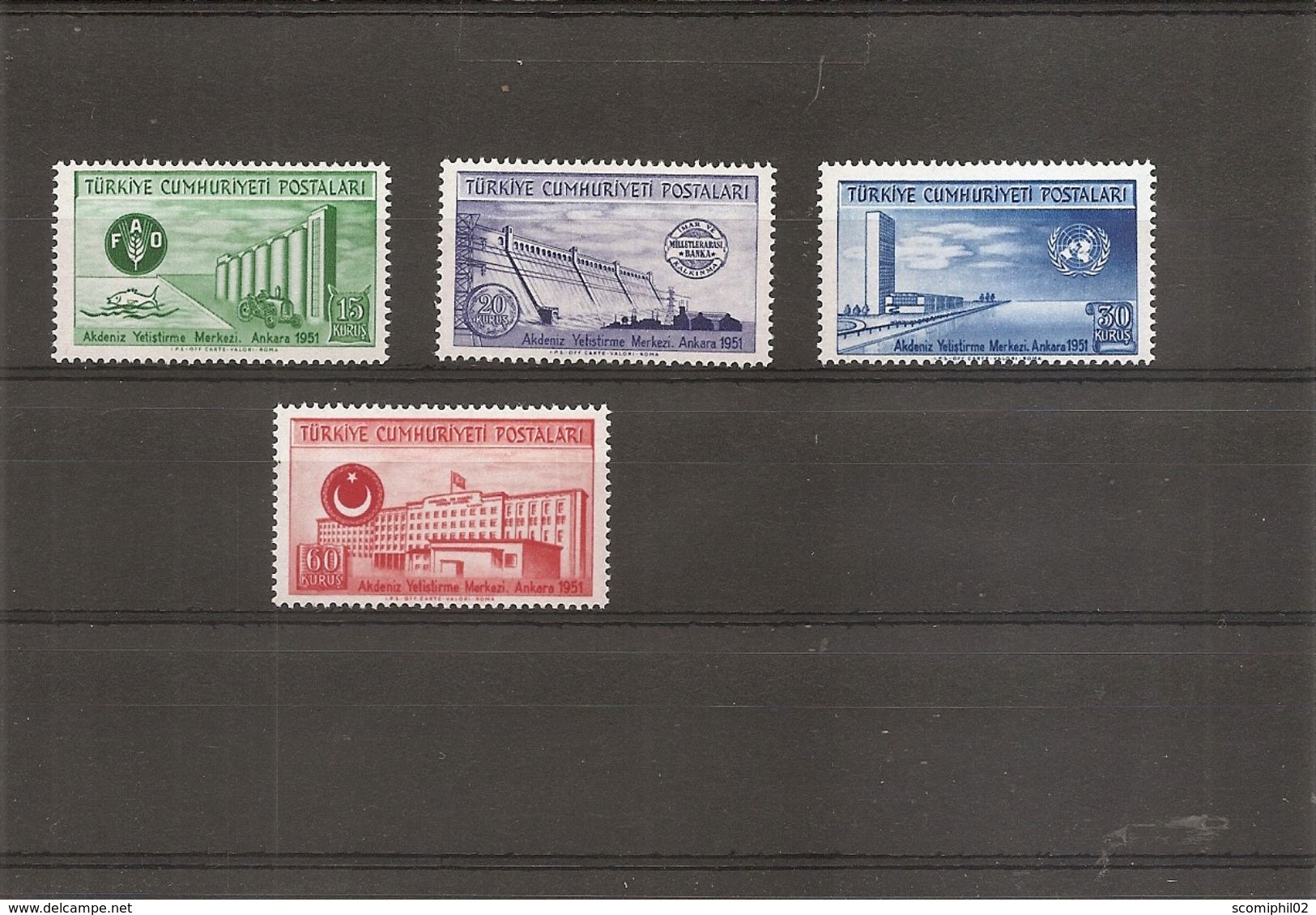 Turquie ( 1136/1139 XXX -MNH) - Ungebraucht