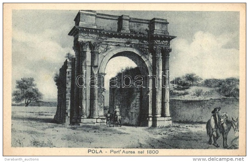 ** T2/T3 Pola, Port Aurea Nel 1800 / Gate, Port In 1800 (EK) - Ohne Zuordnung