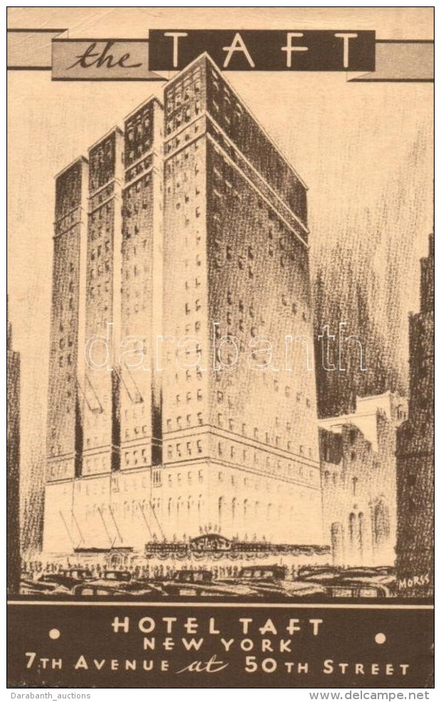 ** T2/T3 New York, Hotel Taft  (EK) - Ohne Zuordnung