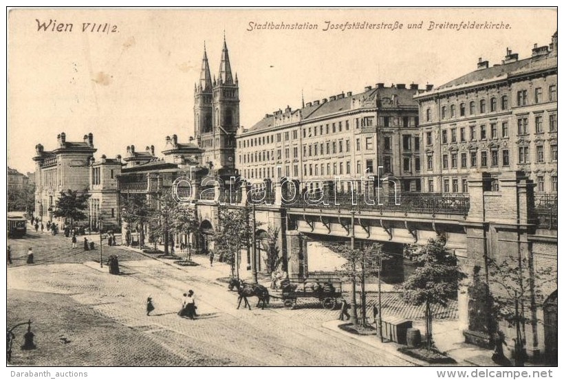 T2 Vienna, Wien VIII. Stadtbahnstation Josefst&auml;dterstrasse, Breitenfeldkirche - Ohne Zuordnung