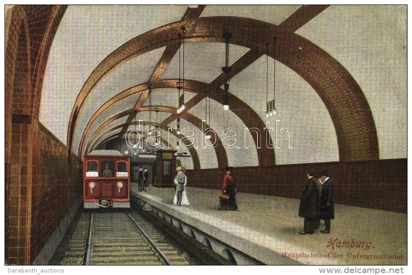 ** T2 Hamburg, Hauptbahnhof Der Untergrundbahn / Central Station Of The Underground Subway - Ohne Zuordnung