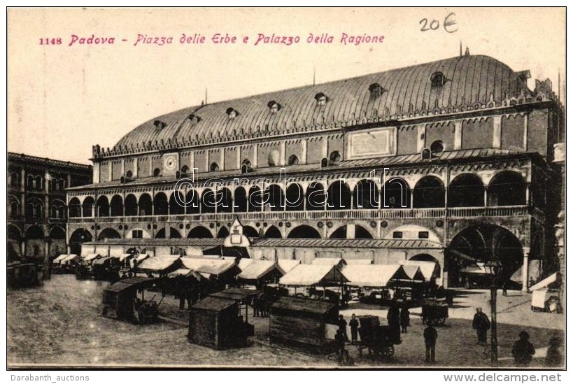 ** T1 Padova, Piazza Delie Erbe E Palazzo Della Ragione / Square, Market, Palace - Ohne Zuordnung