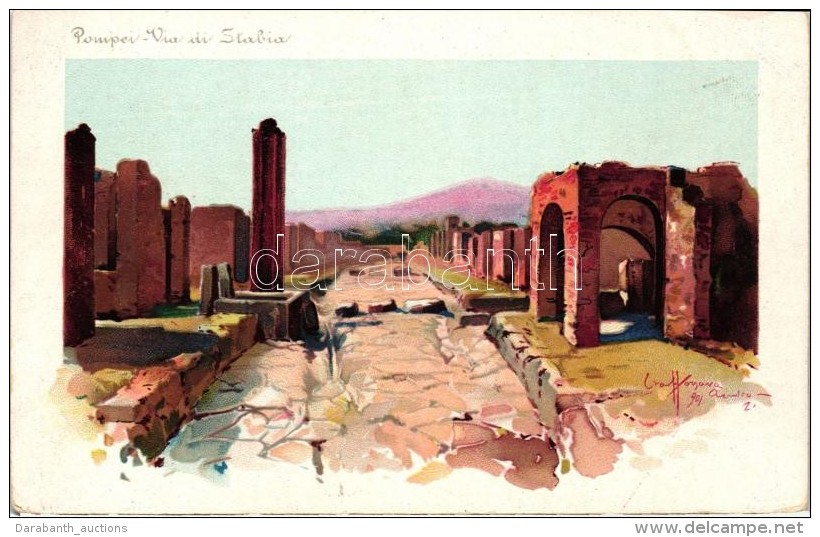 ** T2 Pompei, Via Di Stabia Litho S: Crattonara - Ohne Zuordnung