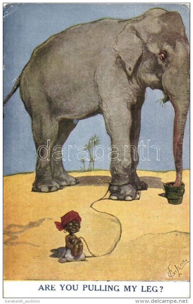 T2/T3 Are You Pulling My Leg? / Elephant With Black Boy S: T. Gilson  (EK) - Ohne Zuordnung