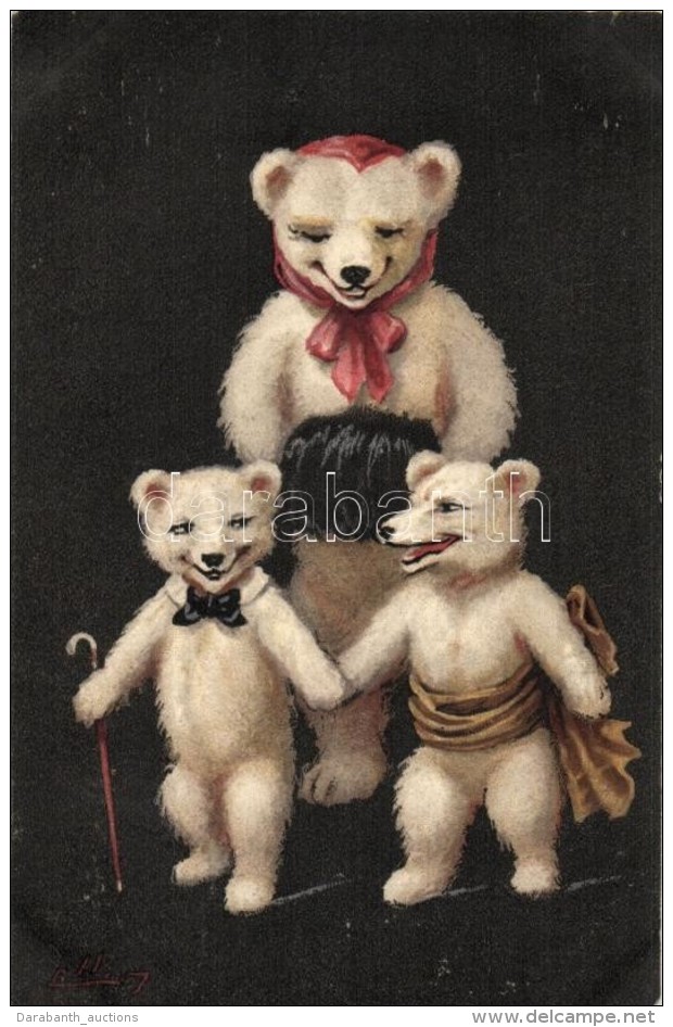 T2 Happy Teddy Bears, Unknown Publisher No. 367 S: Ellam - Unclassified