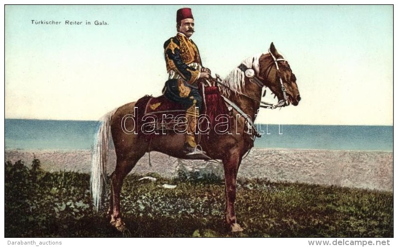 ** T1/T2 T&uuml;rkischer Reiter In Gala; Lisska &amp; Weisz, Tuzla / Turkish Cavalryman, Folklore - Ohne Zuordnung